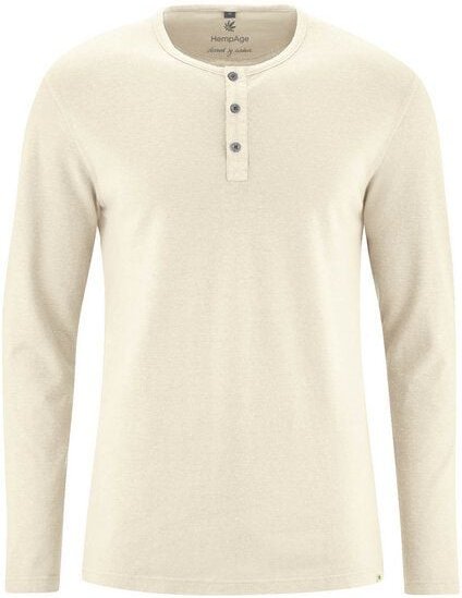 HempAge Herren Langarm-Shirt Hanf/Bio Baumwolle