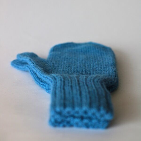 verdonna Handgestrickte Fäustlinge aus reiner Babyalpakawolle