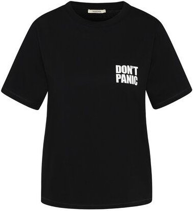 Wunderwerk Damen Tee aus Bio-Baumwolle "Tee don't panic small"