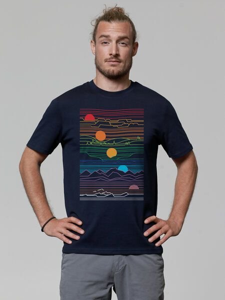 watapparel T-Shirt Unisex Sun And Moon