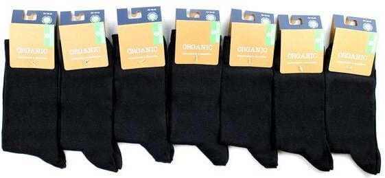 Bruno Barella GOTS zertifizierte Biobaumwolle Socken schwarz "in 7er Pack"