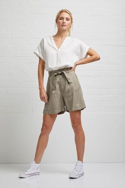 Wunderwerk Linen TENCEL paperbag short