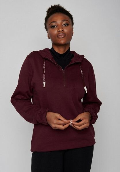 GREENBOMB Animal Whale Free Mirror - Lässiger Half-Zip aus Bio-Baumwolle / hochwertiger Print / GOTS / Fair & Vegan