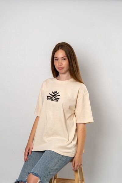 Thumbnail - Black Tree Basic T - Unisex - Oversize - 260g/sm - Premium Qualität