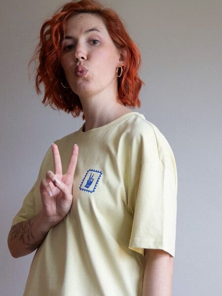 Ecostories Damen T-Shirt – Zitronen Frieden