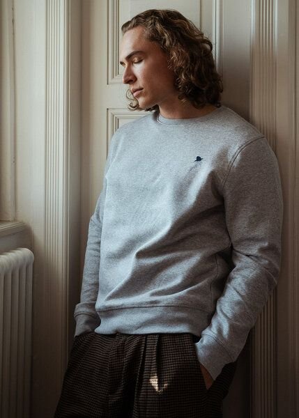 Kultgut Artdesign-Biofair Sweatpullover supersoft/ Little Shark