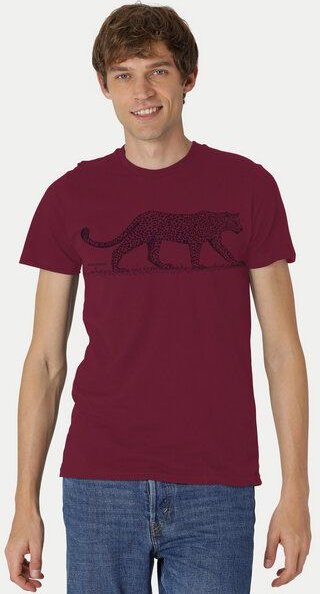 Peaces.bio - handbedruckte Biomode Bio Fit T-Shirt Leopard Herren