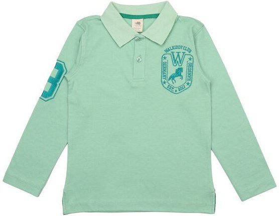 Mädchen Langarmshirt „Meadow“ hellgrün aus GOTS-zertifizierter Bio-Baumwolle – Walkiddy