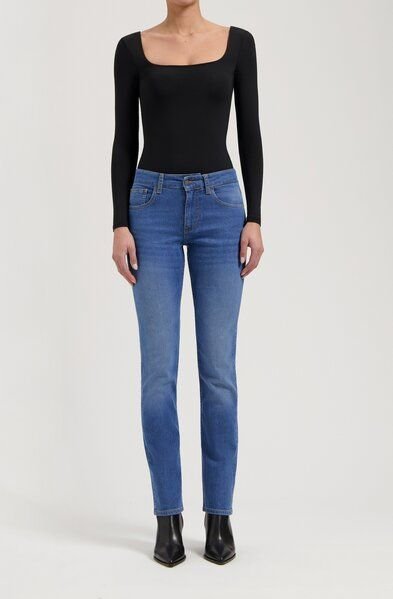 MUD Jeans Logan High Slim - Fresh Fade