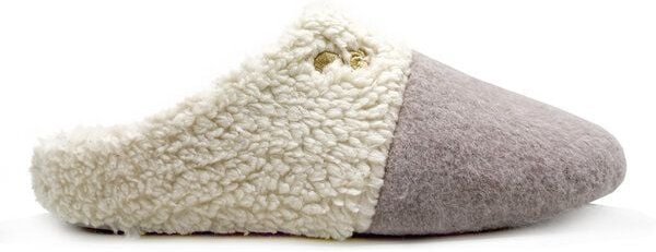 Veganer "thies ® Organic Teddy Mix Slipper" aus Biobaumwolle