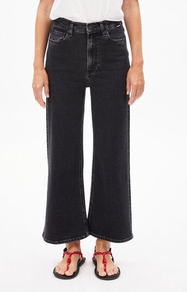 ARMEDANGELS MURLIAA CROPPED - Damen Wide Jeans recyclter Baumwoll Mix Comfort-Stretch