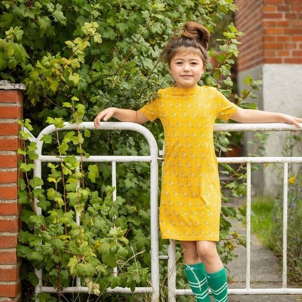 Alba of Denmark Vida Dress, Old Gold Liberty Love