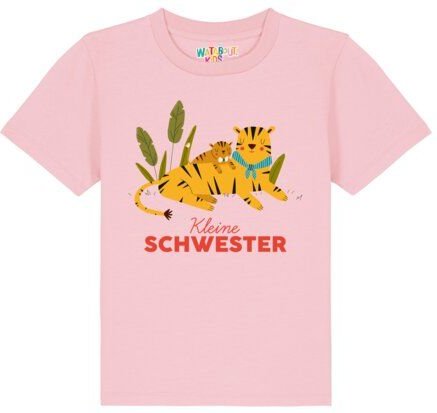 watabout.kids T-Shirt Kinder Tiger Kleine Schwester