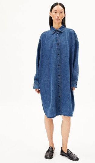 ARMEDANGELS SAALY - Damen Jeanskleid aus Bio-Baumwolle