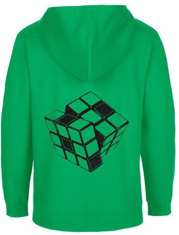 HANDGEDRUCKT Unisex Kinder Zip Up Hoody "Rubi"