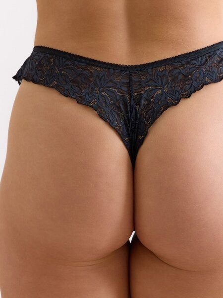 erlich textil Iconic Lace Brazil String mit Spitze aus abbaubarem Polyamid, made in Europe