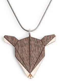 BeWooden Halskette Reh | Kette mit Anhänger aus Holz