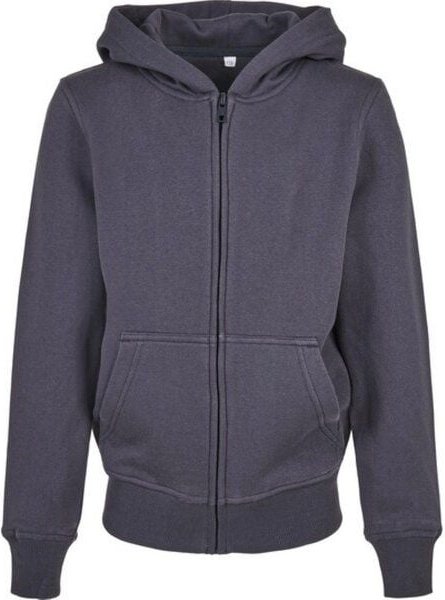 Build Your Brand Kids´ Organic Basic Sweatjacke mit Kapuze