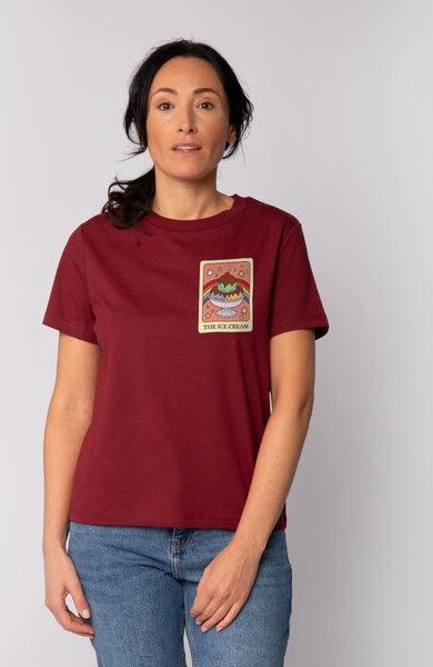 watapparel T-Shirt Frauen Tarot The Ice Cream