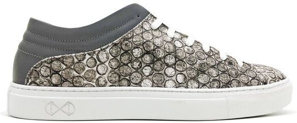 Veganer Sneaker "nat-2 Sleek Low Bubble Wrap" MEN aus upcycled Luftpolsterfolie