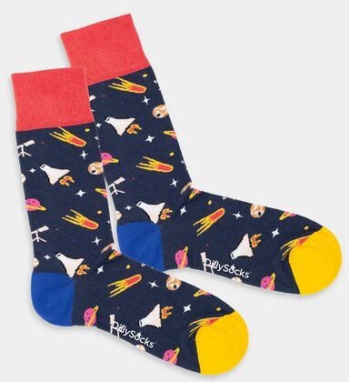 DillySocks Socken Galactic Adventure aus Biobaumwoll-Mix