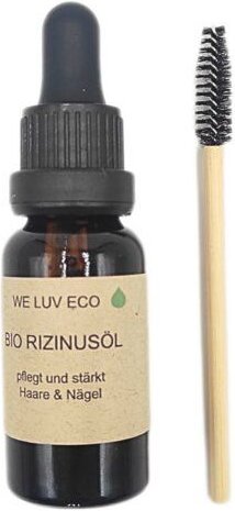 Thumbnail - WE LUV ECO BIO RIZINUSÖL FÜR WIMPERN UND AUGENBRAUEN | nachhaltig | vegan | plastikfrei | tierversuchsfrei