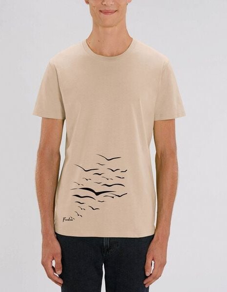 Human Family Bio Unisex T-Shirt "Create - Free Birds" in verschiedenen Farben