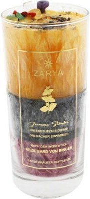 ZARYA Heilkräuterkerze nach HIldegard von Bingen mit 100% pflanzliches Stearin (kbA)
