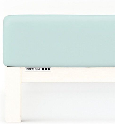 Schlafgut Spannbettlaken Premium - 95% Bio-Makobaumwolle, 5% Elasthan - Matratzenhöhe von 18-35cm