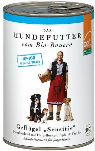 defu Bio Hundefutter Junior Menü Geflügel *Sensitiv*