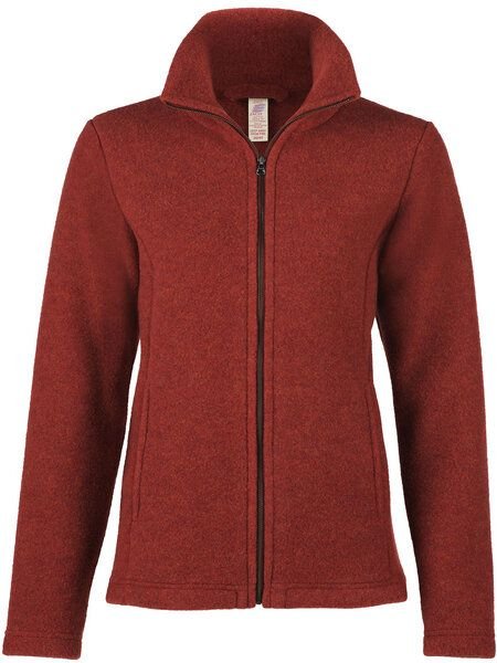 Engel natur Damen Fleece-Jacke tailliert Bio-Schurwolle
