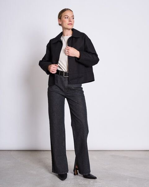 JAN N JUNE High Waist Jeans SELENE mit Schlitz