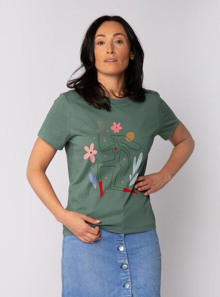 watapparel T-Shirt Frauen Love and flex