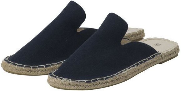 Japanwelt Espadrilles Damen Espadrilles Canvas Pantoffeln Glitzer Leinen Sommerlatschen