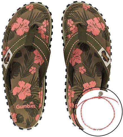 GUMBIES Kids Set – Jungle mit Fußkettchen Wava – Coral