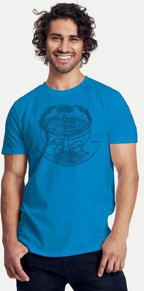 Peaces.bio - handbedruckte Biomode Bio-Herren-T-Shirt "Weltenesche"