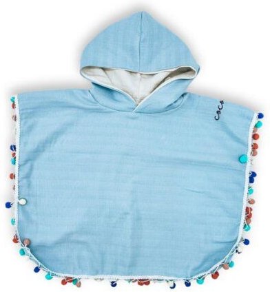 ten little fingers BIO Badeponcho aus Musselin- Made by luftabong