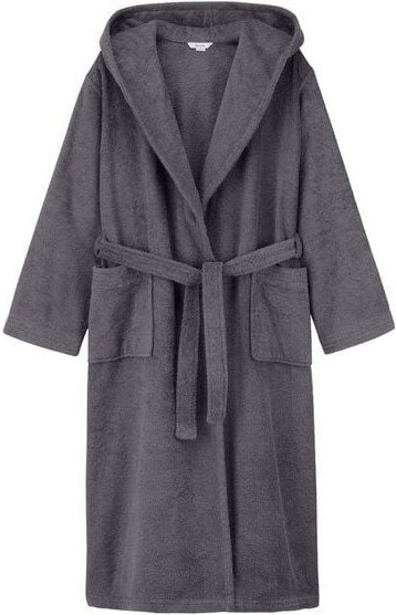 hessnatur Langer Bademantel Relaxed aus reiner Bio-Baumwolle