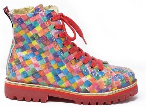 Grünbein Shoes Schnürboots Noa II Mosaik