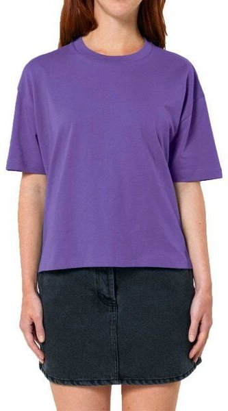 YTWOO Damen Boxy T-Shirt aus Bio-Baumwolle