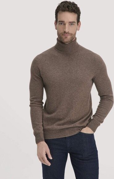 Thumbnail - hessnatur Strick Rollkragen Pullover Regular aus Schurwolle mit Kaschmir