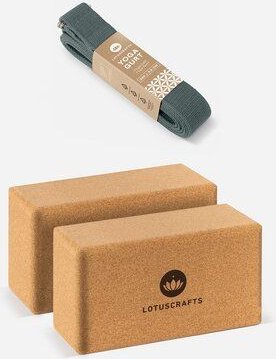 Lotuscrafts Yoga-Zubehör Set