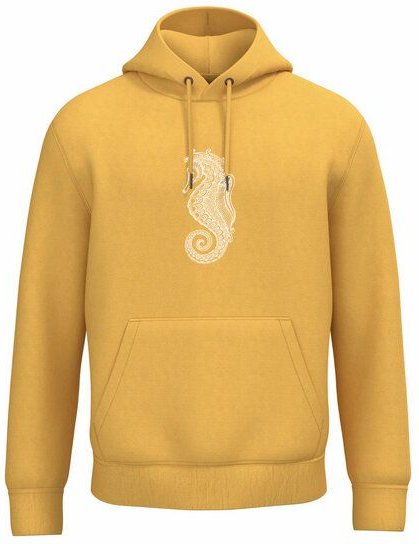 Brandless Basic Bio Unisex Hoody Nr. 4 Seepferd 350g/m²