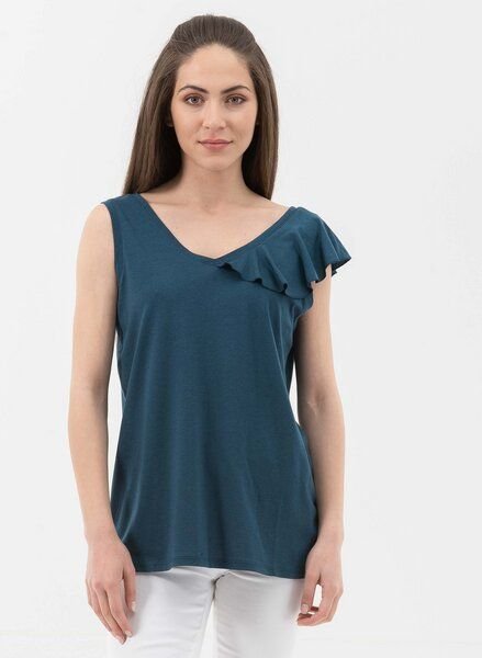ORGANICATION Top aus Tencel-Bio-Baumwolle Mix