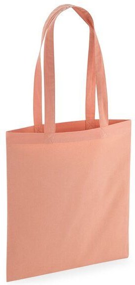 Westford Mill Organic Baumwolltasche Natur Bio Baumwolle Shopper langer Tragegriff