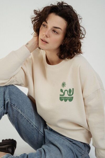 Kultgut Artdesign - Biofair- Pulloversweater im Boxistyle / More Humanity.