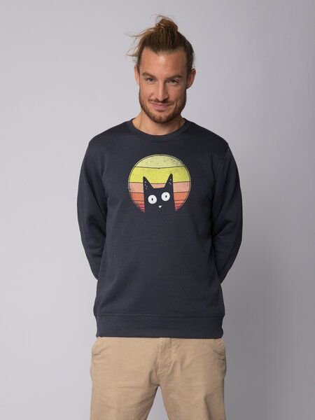 watapparel Sweatshirt Unisex Sunset Cat