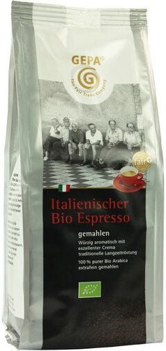 GEPA Italienischer Bio Espresso 250g gemahlen