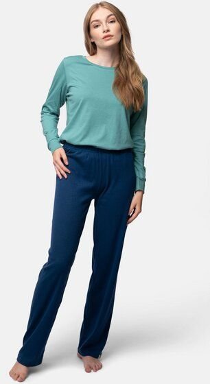 greenjama Damen Hose aus Derby-Rib, GOTS-zertifiziert