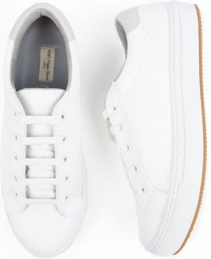 Will's Vegan Shop NY Turnschuhe Weiß Damen